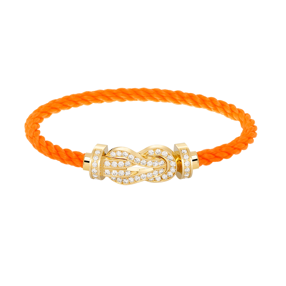[Star Jewelry]CHANCE LARGE 8 FIGURE BUCKLE FULLDIAMOND BRACELET GOLD
