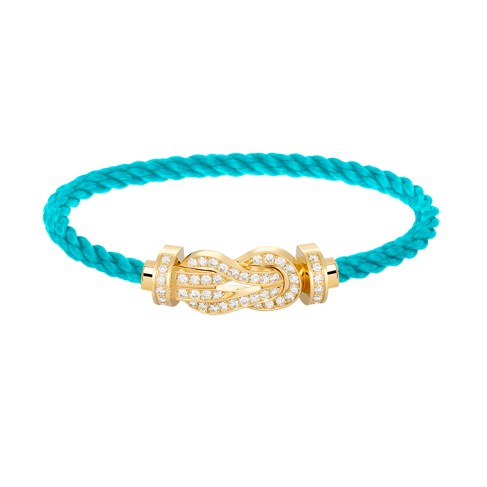 [Star Jewelry]CHANCE LARGE 8 FIGURE BUCKLE FULLDIAMOND BRACELET GOLD