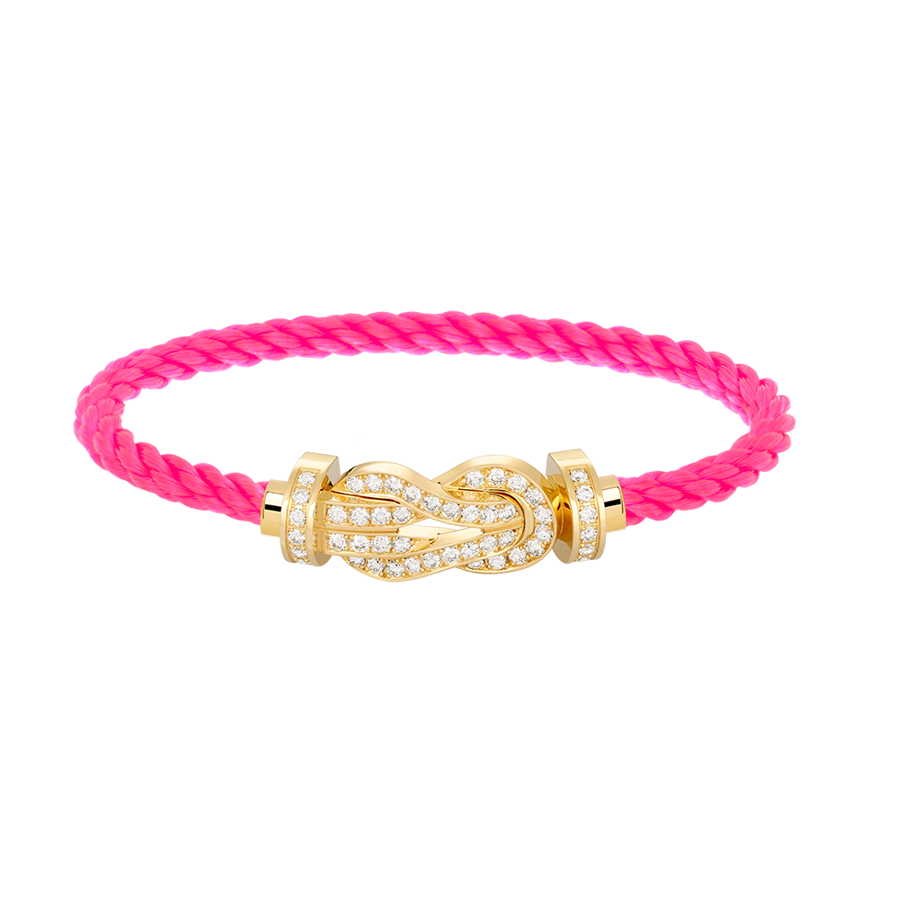 [Star Jewelry]CHANCE LARGE 8 FIGURE BUCKLE FULLDIAMOND BRACELET GOLD