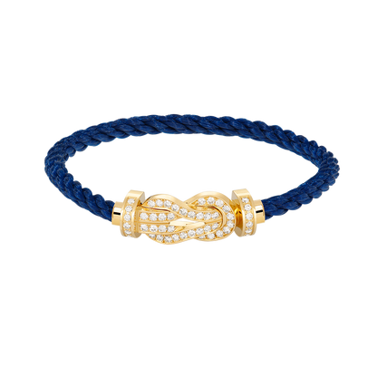 [Star Jewelry]CHANCE LARGE 8 FIGURE BUCKLE FULLDIAMOND BRACELET GOLD