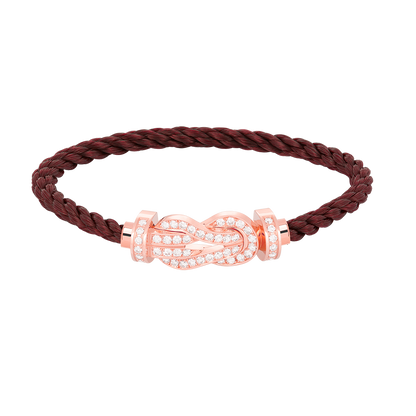 [Star Jewelry]CHANCE LARGE 8 FIGURE BUCKLE FULL DIAMOND BRACELET ROSE GOLD
