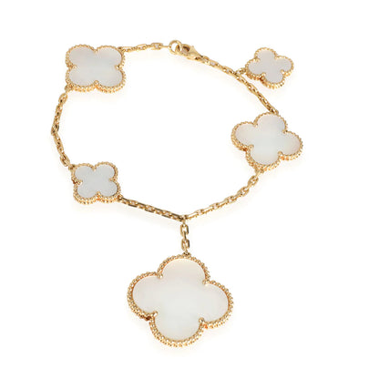 [Star Jewelry]MAGIC CLOVER MOP GOLD BRACELET 5 MOTIFS
