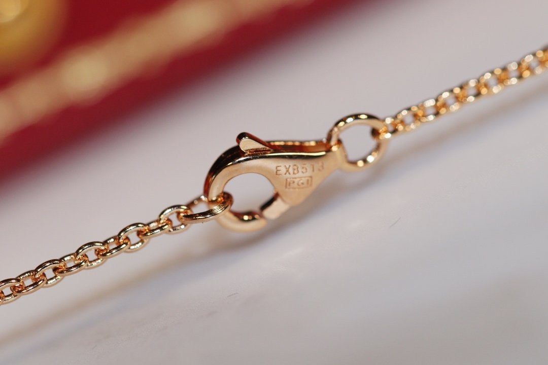[Star Jewelry]LOVE NECKLACE PINK GOLD AND SILVER