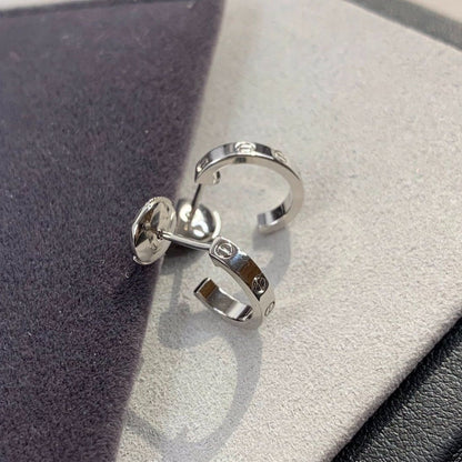 [Star Jewelry]LOVE EARRINGS 2.65MM SILVER