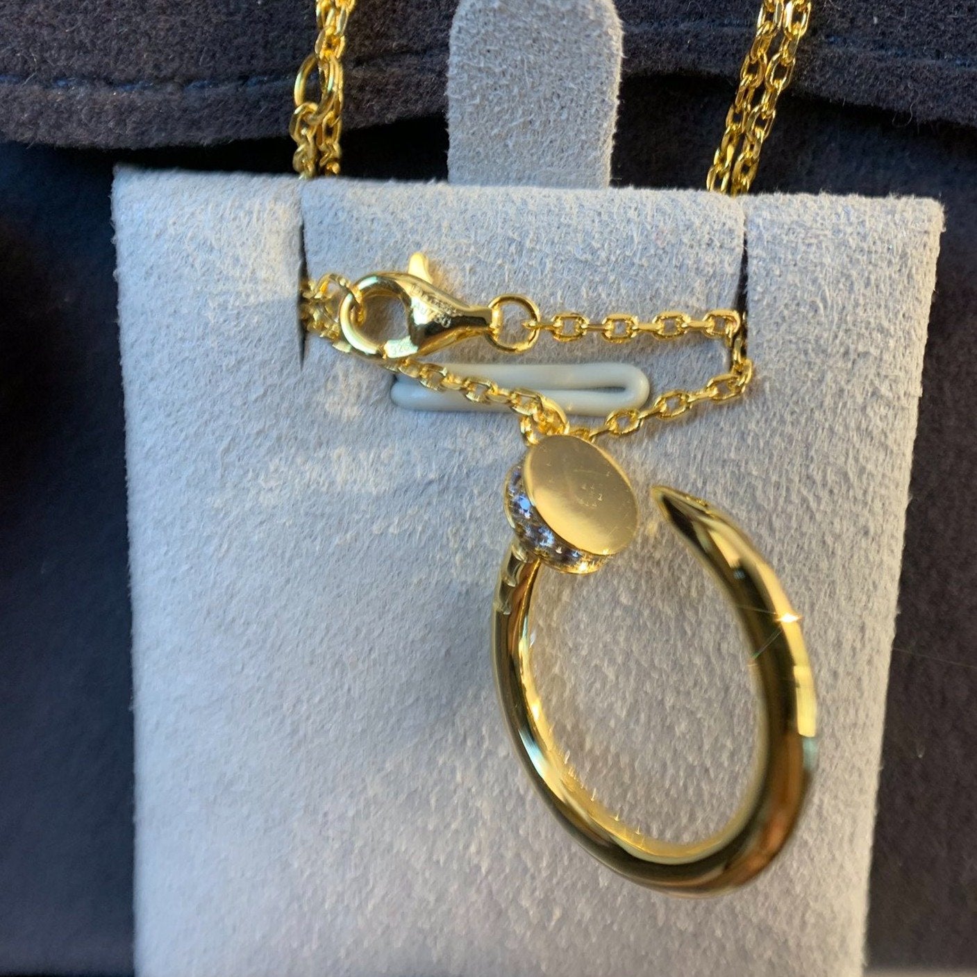 [Star Jewelry]JUSTE NECKLACE GOLD DIAMONDS