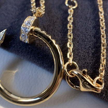 [Star Jewelry]JUSTE NECKLACE PINK GOLD