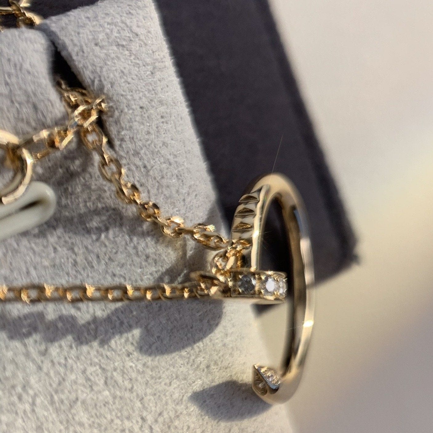 [Star Jewelry]JUSTE NECKLACE PINK GOLD