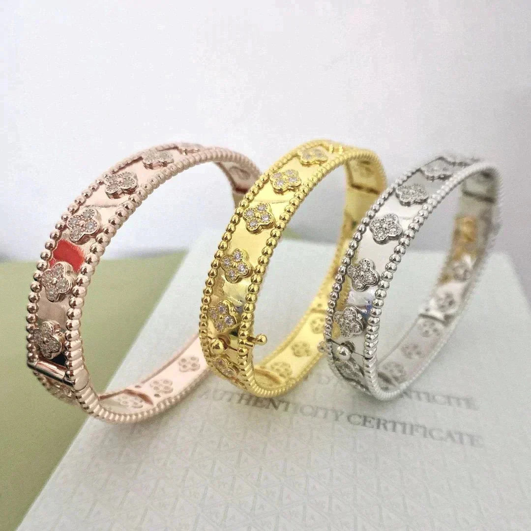 [Star Jewelry]CLOVER BRACELET 8MM DIAMONDS