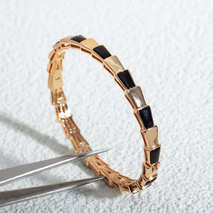 [Star Jewelry]SERPENTI BRACELET PINK GOLD ONYX