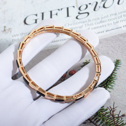 [Star Jewelry]SERPENTI BRACELET PINK GOLD ONYX