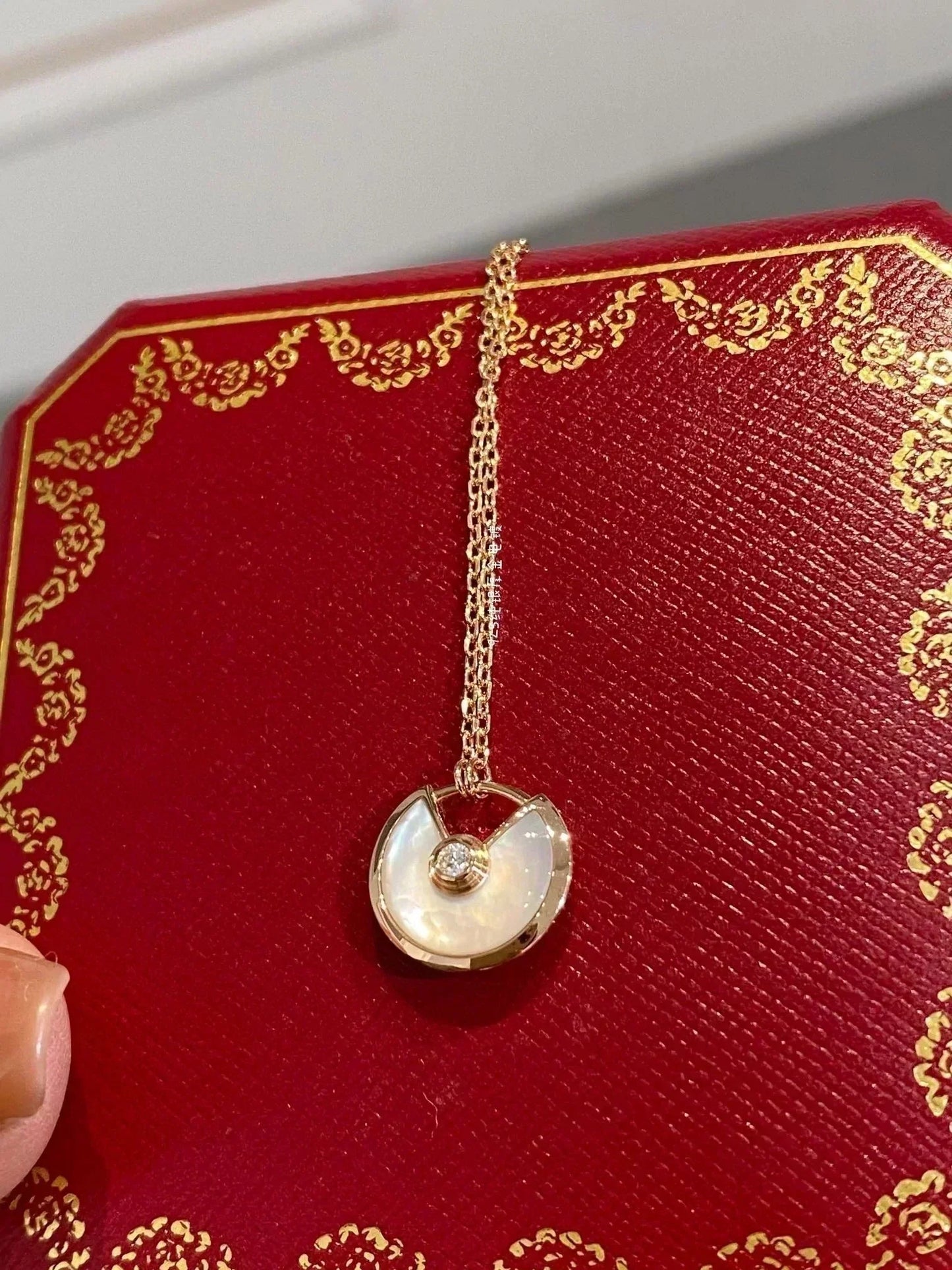 [Star Jewelry]AMULETTE ROSE GOLD MOP NECKLACE