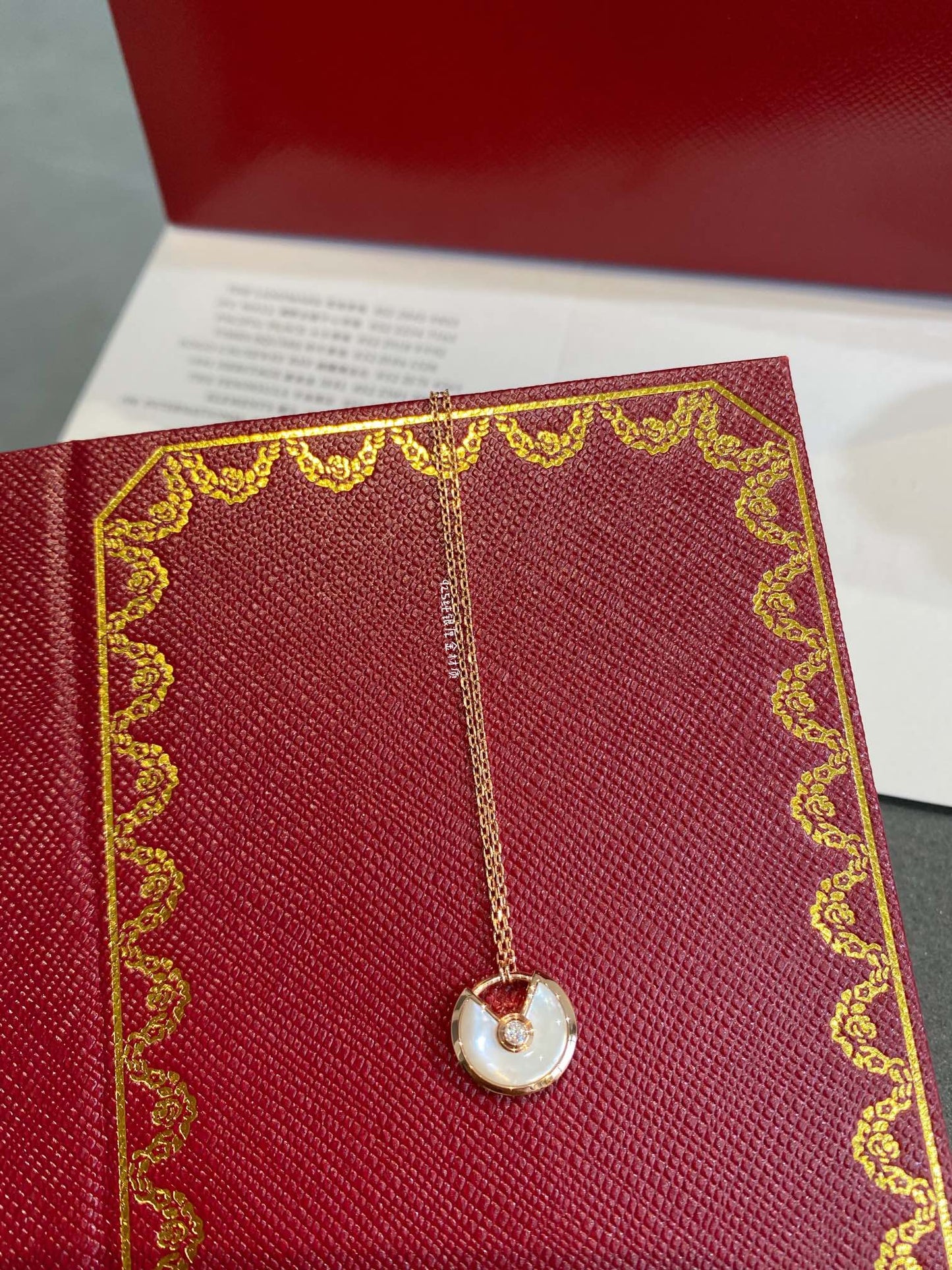 [Star Jewelry]AMULETTE ROSE GOLD MOP NECKLACE