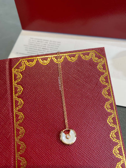 [Star Jewelry]AMULETTE ROSE GOLD MOP NECKLACE