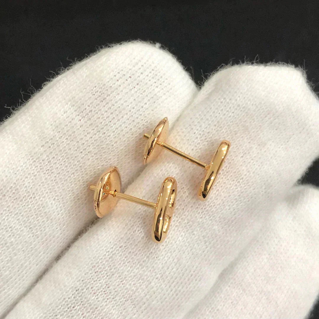 [Star Jewelry]CHAINE SMALL EARRINGS GOLD AND SILVER