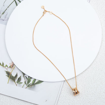 [Star Jewelry]SERPENTI PINK GOLD NECKLACE DIAMOND