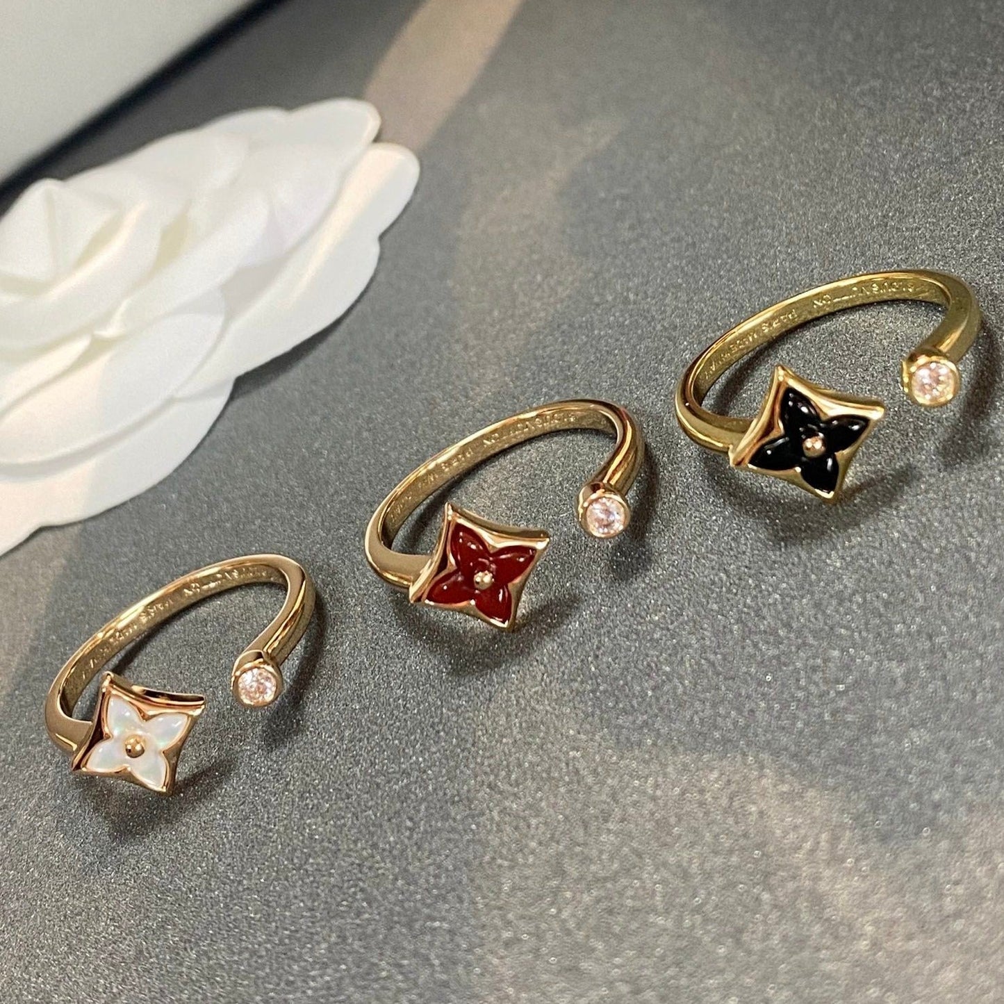 [Star Jewelry]STAR 1 DIAMOND OPEN RING