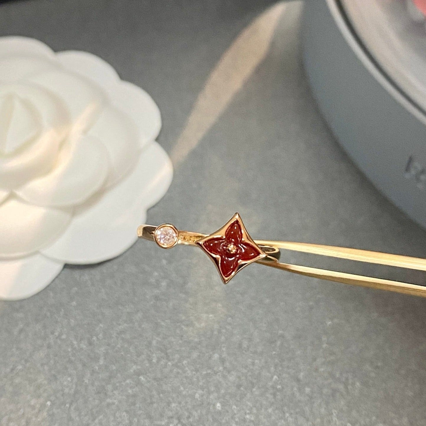 [Star Jewelry]STAR 1 DIAMOND OPEN RING