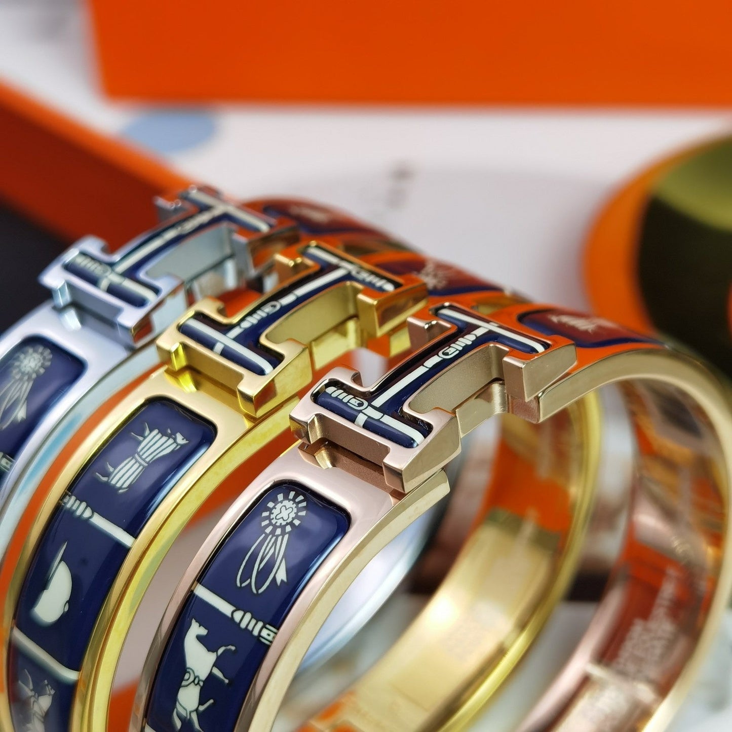 [Star Jewelry]H COUVERTURES DARK BLUE BRACELET
