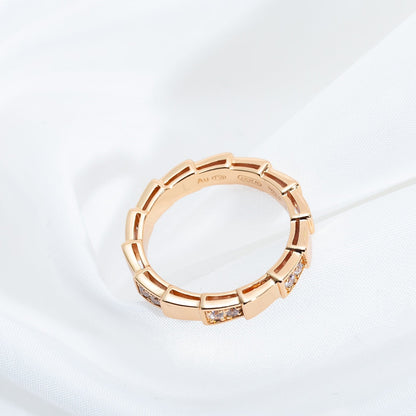 [Star Jewelry]SERPENTI RING PINK GOLD  3MM