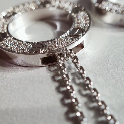 [Star Jewelry]LOVE NECKLACE ADJUSTABLE SILVER