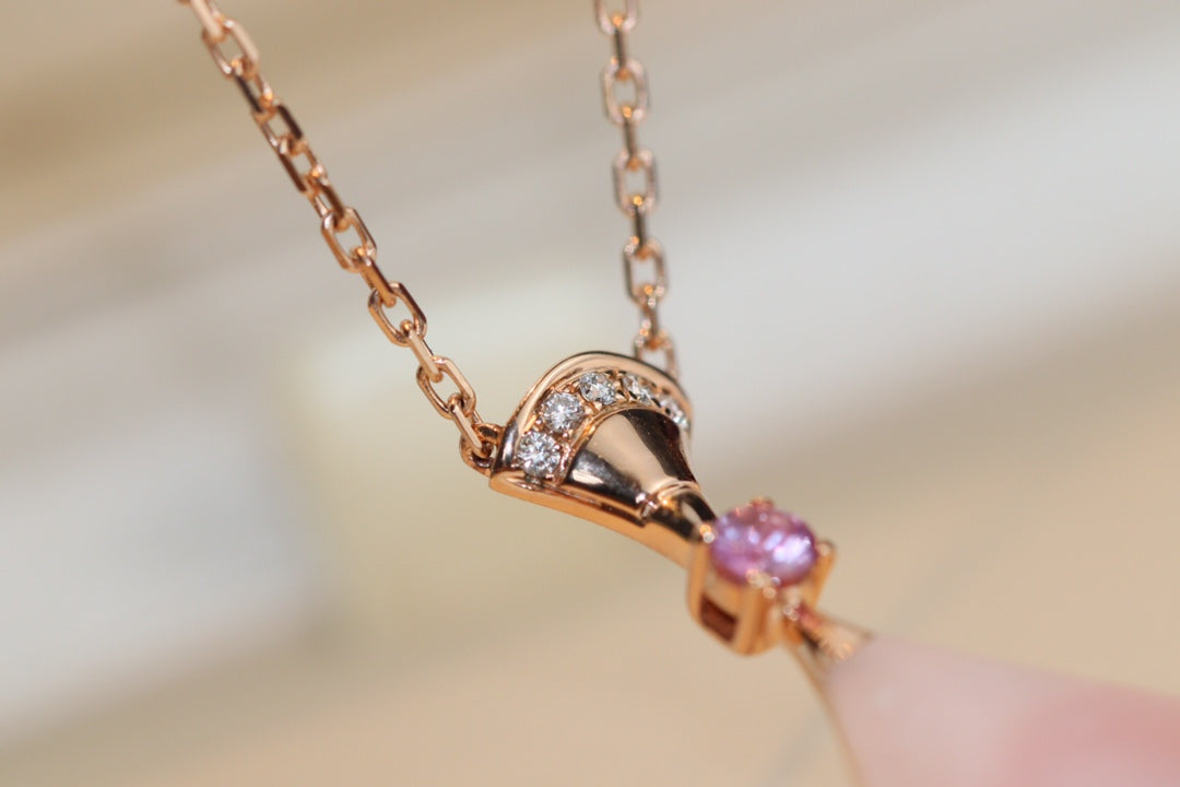 [Star Jewelry]DREAM NECKLACE PINK MOP DIAMOND