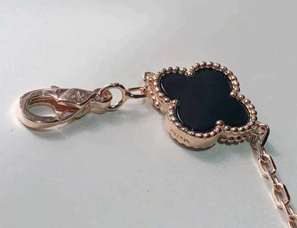[Star Jewelry]CLOVER 5 MOTIFS MULTICOLOR BRACELET