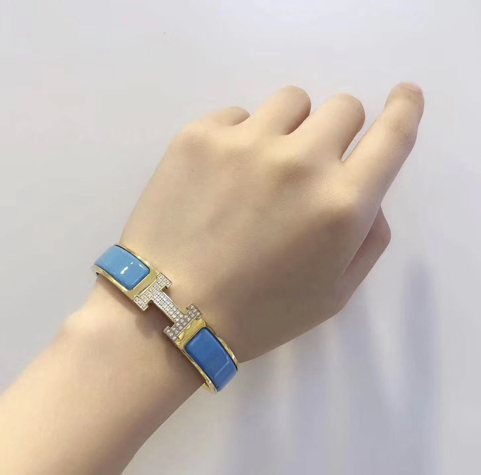 [Star Jewelry]H CLOUD BLUE BRACELET GOLD DIAMOND