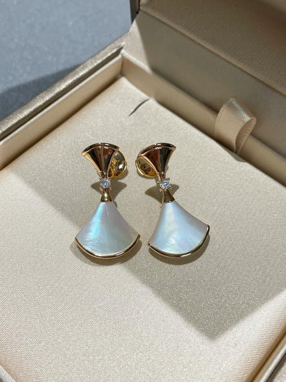 [Star Jewelry]DREAM MOP 1 DIAMOND EARRINGS