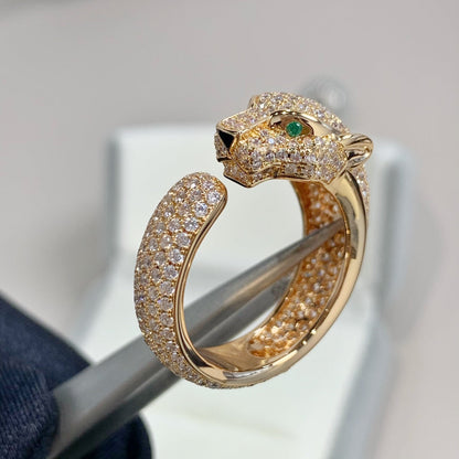 [Star Jewelry]PANTHERE PINK GOLD DIAMOND RING