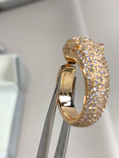 [Star Jewelry]PANTHERE PINK GOLD DIAMOND RING