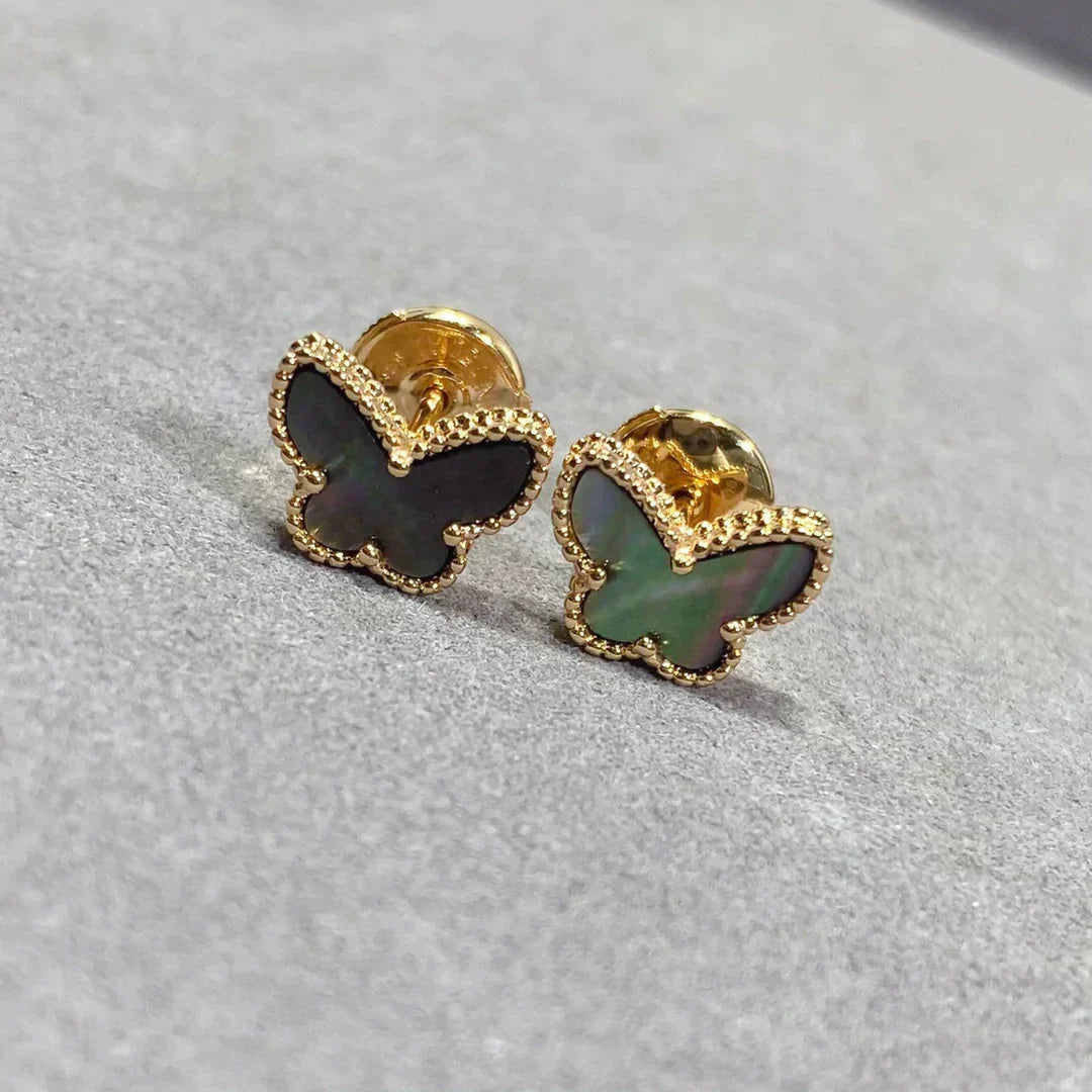 [Star Jewelry]BUTTERFLY DARK MOP  EARRINGS