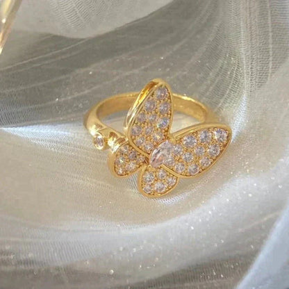 [Star Jewelry]BUTTERFLY DIAMOND RING