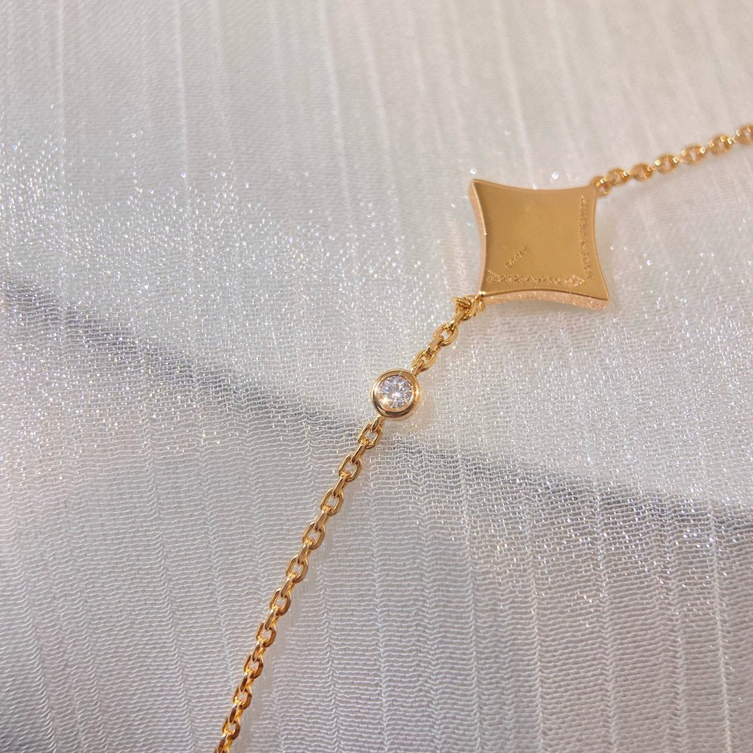 [Star Jewelry]COLOR STAR PINK GOLD DIAMOND BRACELET