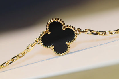 [Star Jewelry]CLOVER 20 MOTIFS ONYX ROSE GOLD