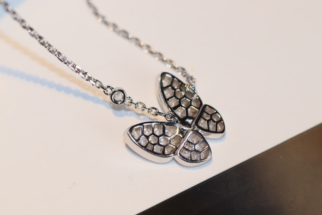 [Star Jewelry]BUTTERFLY DIAMOND NECKLACE