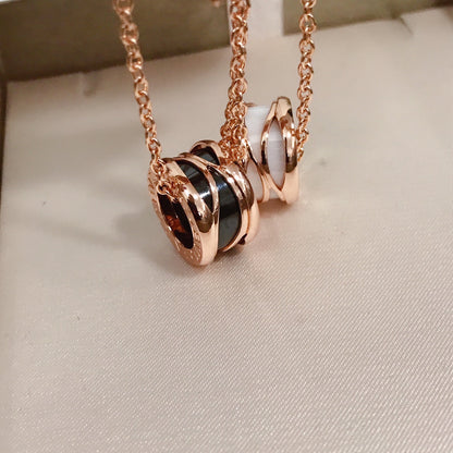 [Star Jewelry]ZERO 1 FOUR BAND PINK GOLD CERAMIC