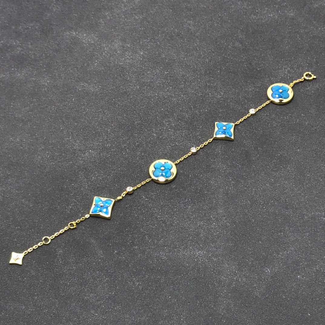 [Star Jewelry]STAR AND SUN TURQUOISE 4 MOTIFS 3 DIAMONDS