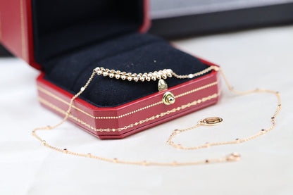 [Star Jewelry]CLASH PINK GOLD NECKLACE