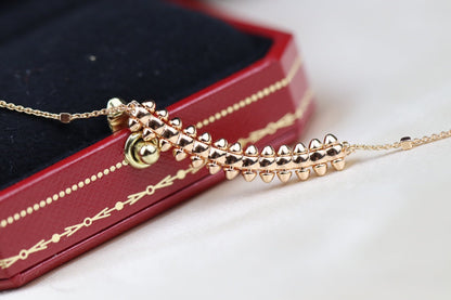 [Star Jewelry]CLASH PINK GOLD NECKLACE
