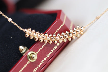 [Star Jewelry]CLASH PINK GOLD NECKLACE