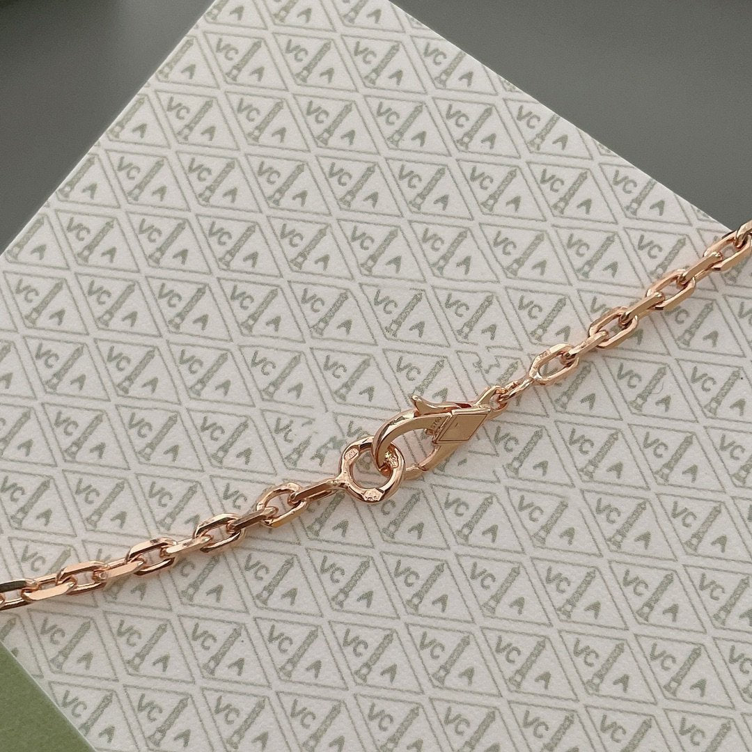 [Star Jewelry]LUCKY SPRING 15 MOTIFS ROSE GOLD NECKLACE