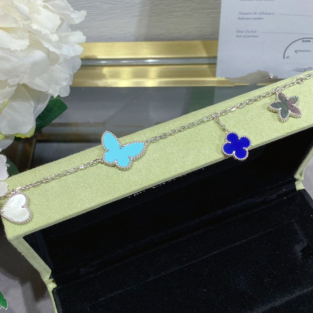 [Star Jewelry]LUCKY SPRING SILVER BRACELET 4 MOTIF