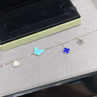 [Star Jewelry]LUCKY SPRING SILVER BRACELET 4 MOTIF