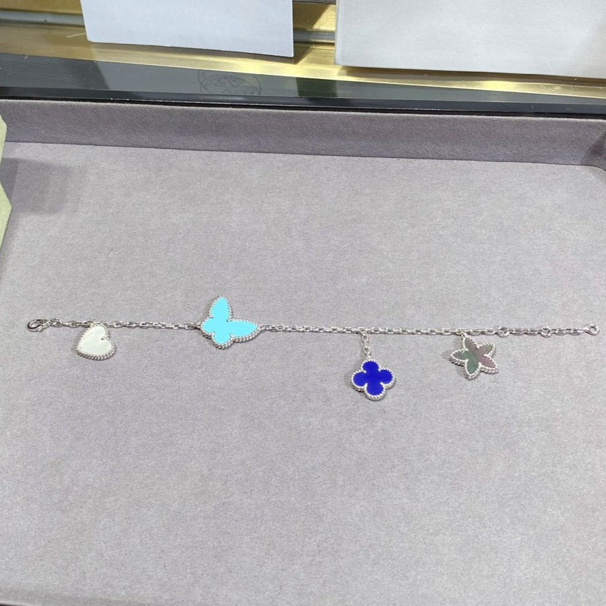 [Star Jewelry]LUCKY SPRING SILVER BRACELET 4 MOTIF