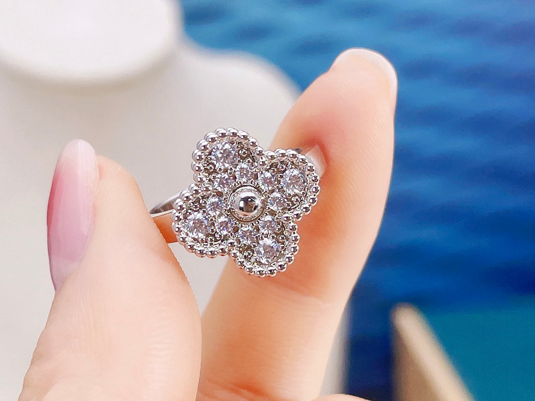 [Star Jewelry]CLOVER DIAMOND RING