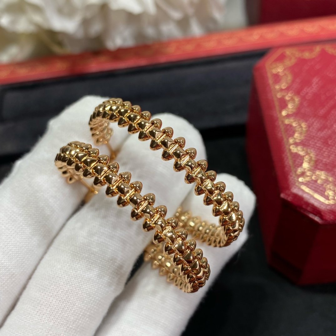 [Star Jewelry]CLASH LARGE HOOP EARRINGS