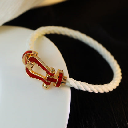 [Star Jewelry]FORCE 10 WHITE TEXTILE DIAMOND PAVED