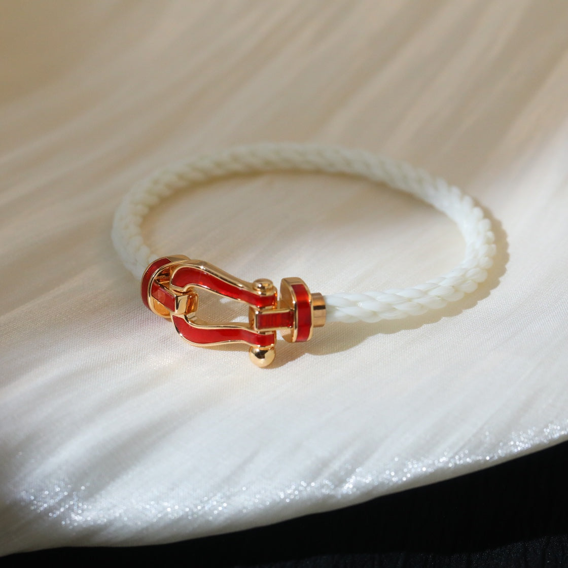 [Star Jewelry]FORCE 10 WHITE TEXTILE DIAMOND PAVED