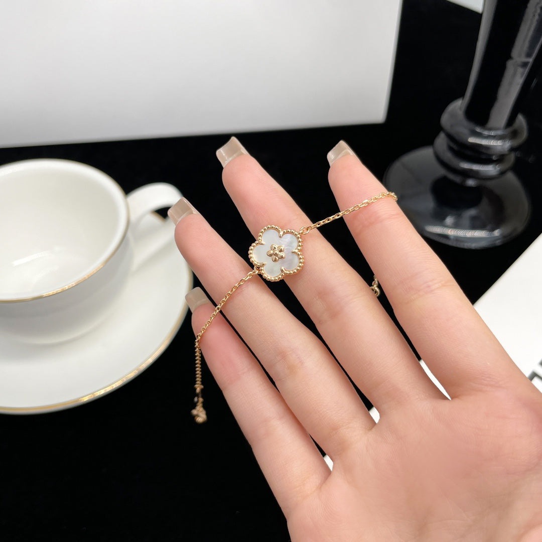 [Star Jewelry]LUCKY SPRING ROSE GOLD MOP BRACELET