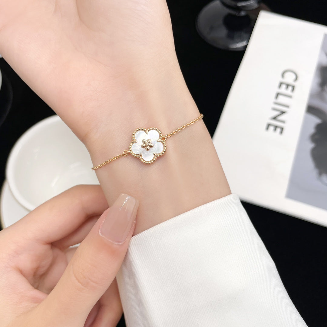 [Star Jewelry]LUCKY SPRING ROSE GOLD MOP BRACELET